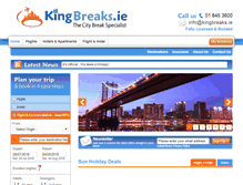 Tablet Screenshot of kingbreaks.ie